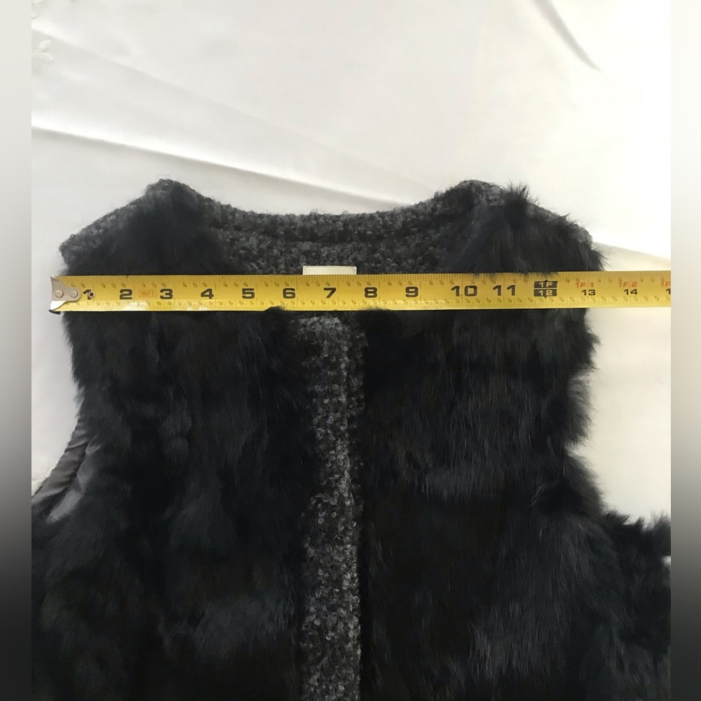 3.1 Phillip Lim Wool Vest with rabbit SZ S - Picture 3 of 12